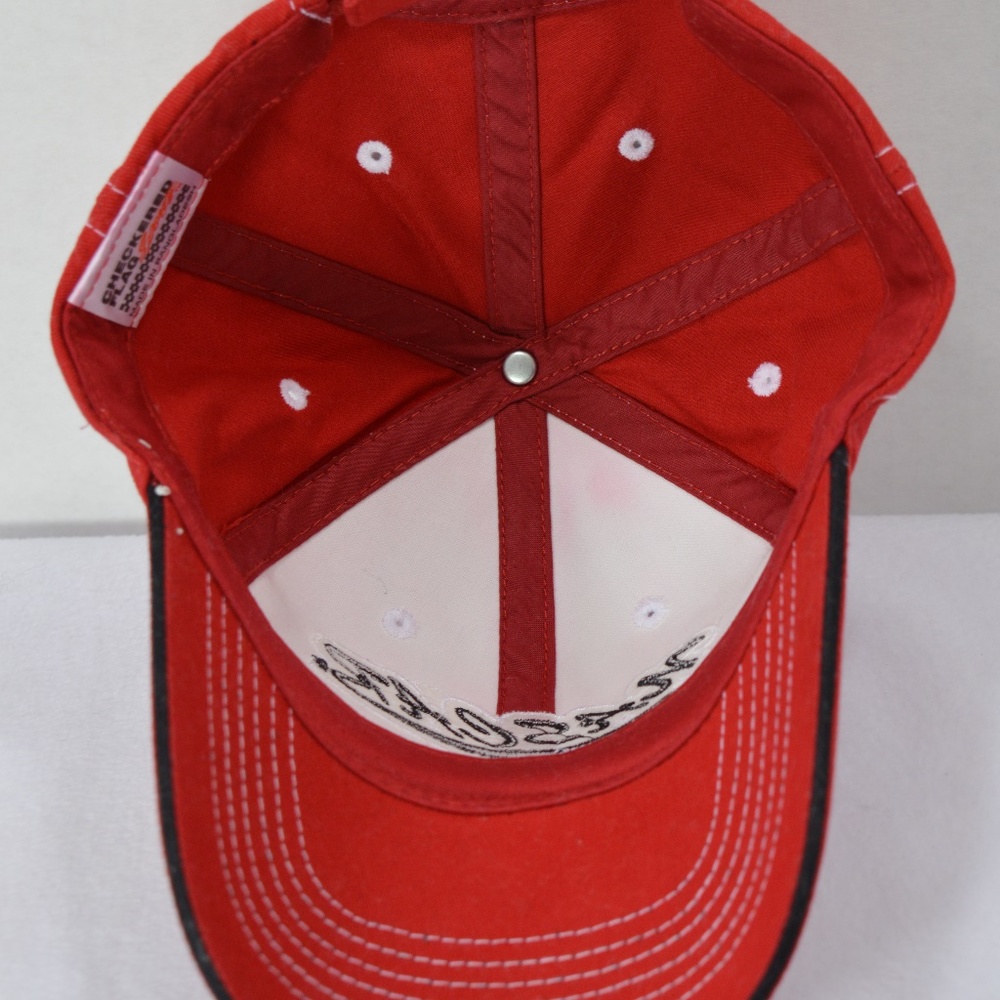 Nascar Red Racing Adjustable Hat - Picture 5 of 8